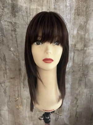 100% EUROPEAN VIRGIN HUMAN HAIR 21" BROWN