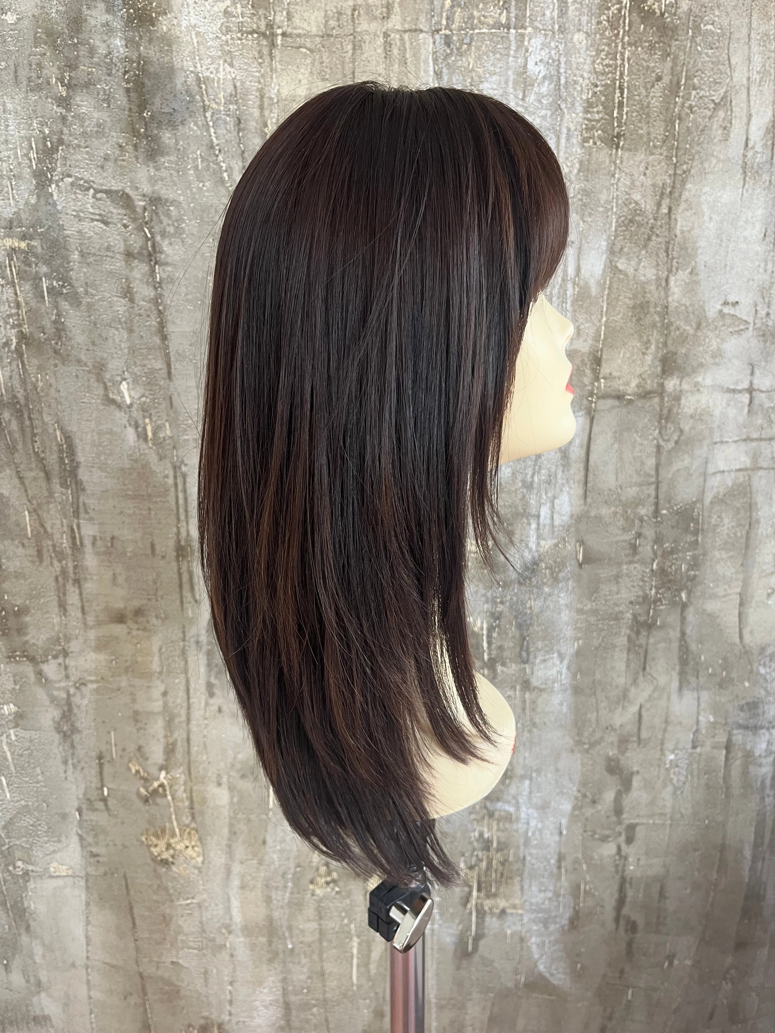 100% EUROPEAN VIRGIN HUMAN HAIR 21" BROWN