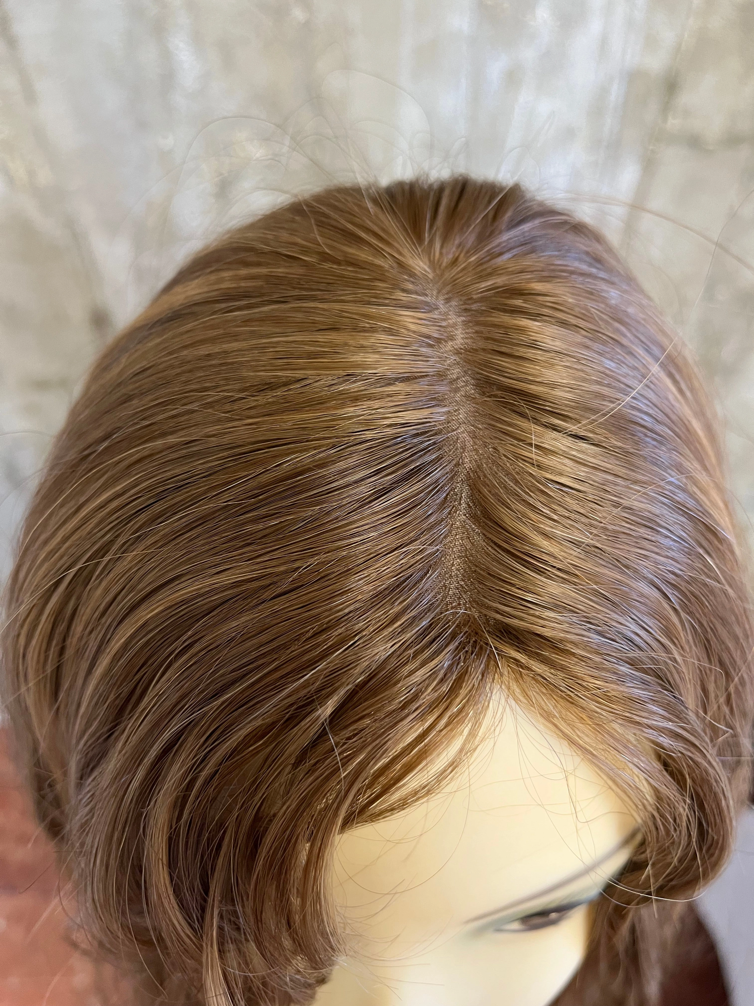 100% EUROPEAN VIRGIN HUMAN HAIR 21" STRAWBERRY BLOND