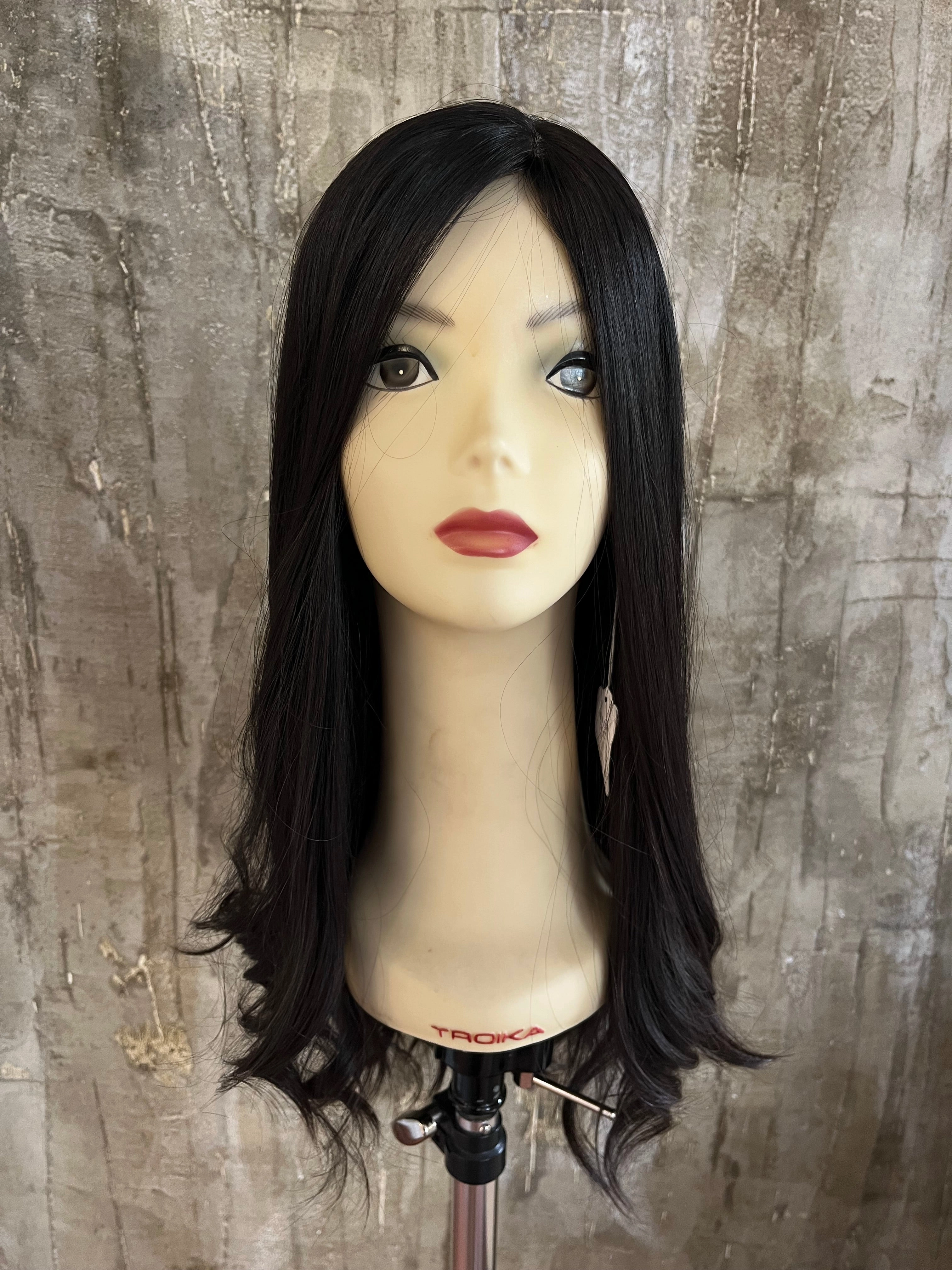 100% EUROPEAN VIRGIN HUMAN HAIR 23" DARKER BROWN