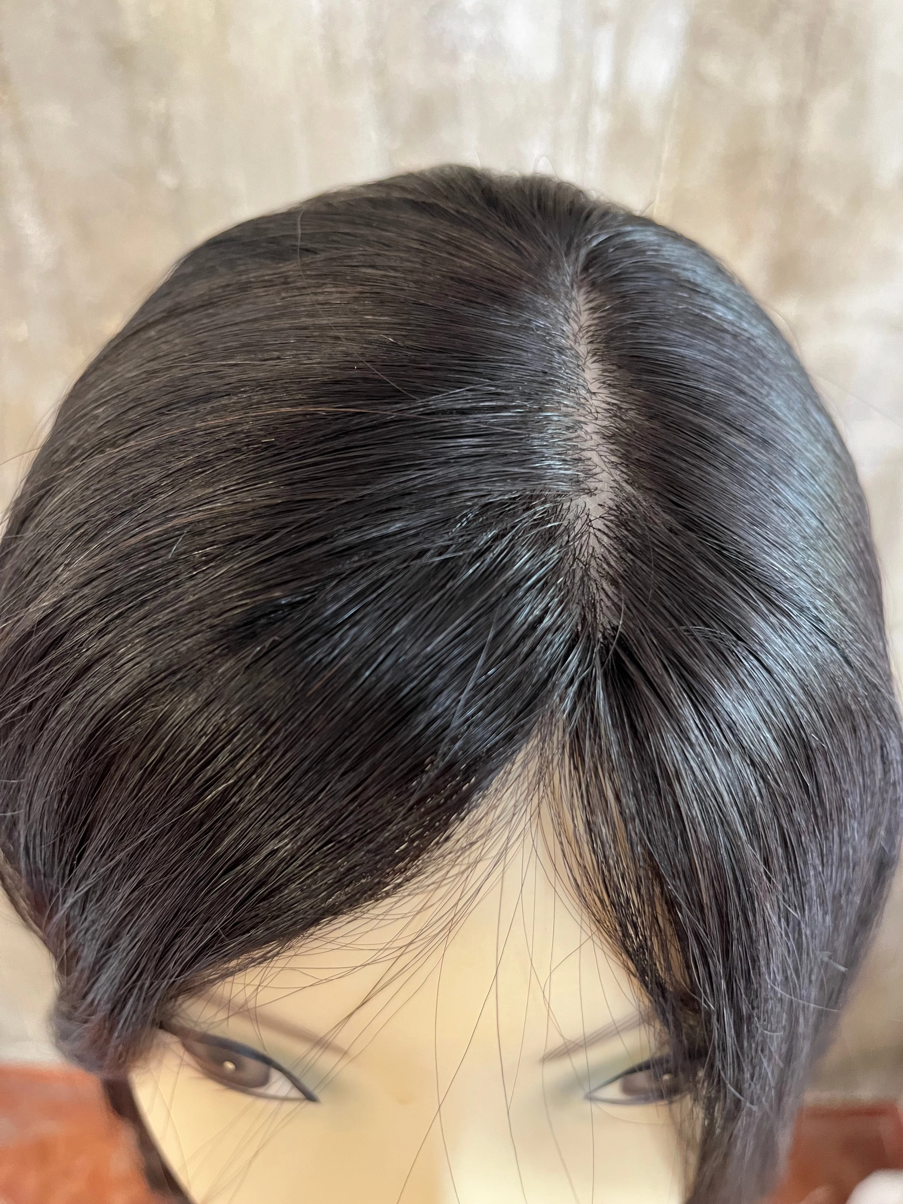 100% EUROPEAN VIRGIN HUMAN HAIR 23" DARKER BROWN