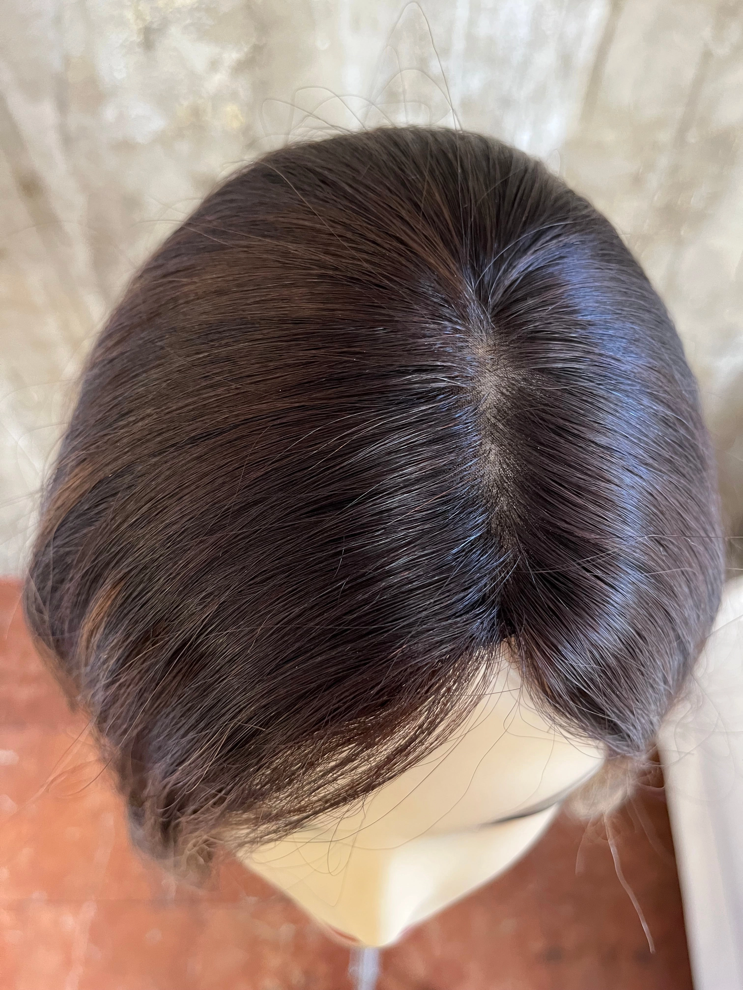 100% EUROPEAN VIRGIN HUMAN HAIR 24'' LIGHT BROWN WITH BLOND STREAKS