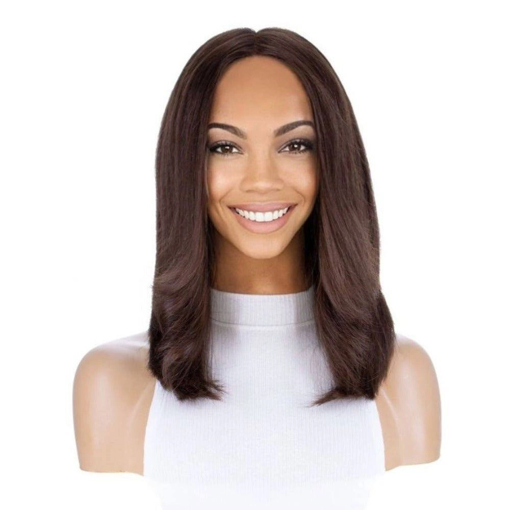 16" Secret Lace Top Wig #6 Neutral Medium Brown