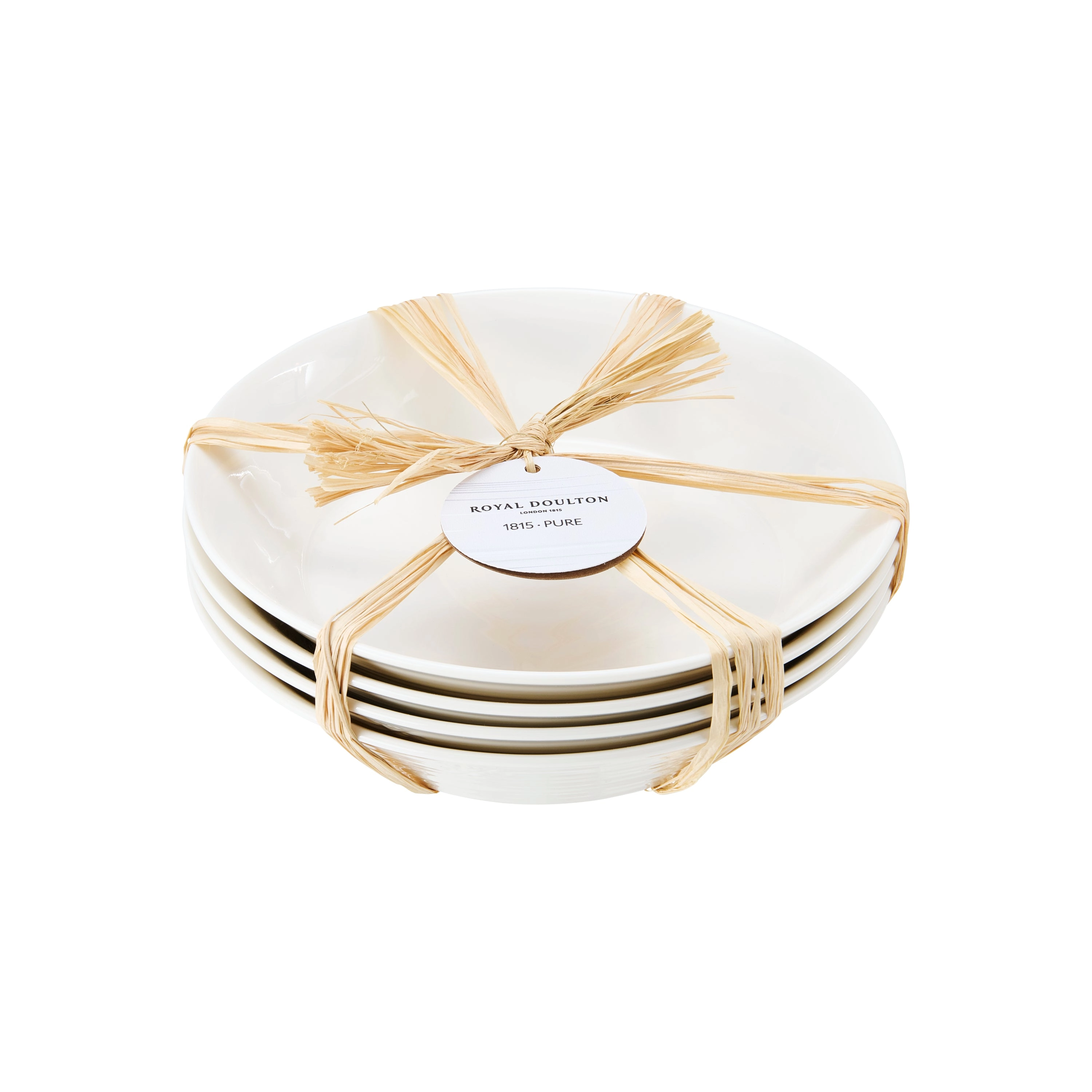 1815 Pure Pasta Bowl 9.4in White Set of 4