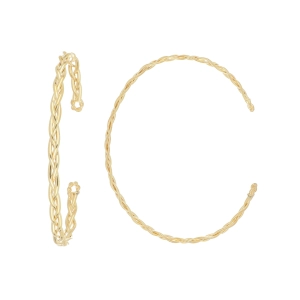 18K  Gold Braid Bracelet