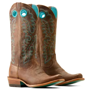 Ariat Ladies 10050889 Futurity Boon Western Boot in Pecan Brown