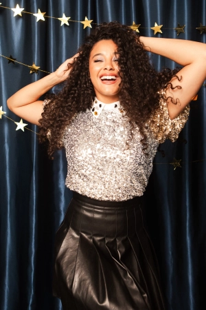 Bedazzle Top in Metallic Sequin - FINAL SALE