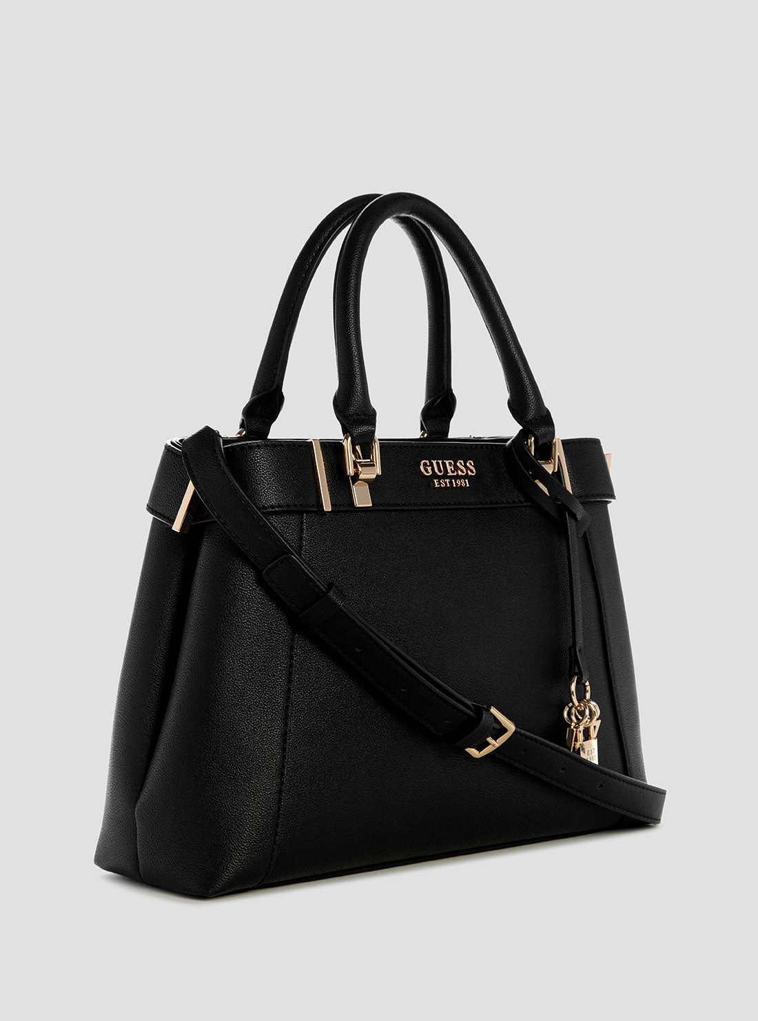 Black Anadela Compartment Satchel