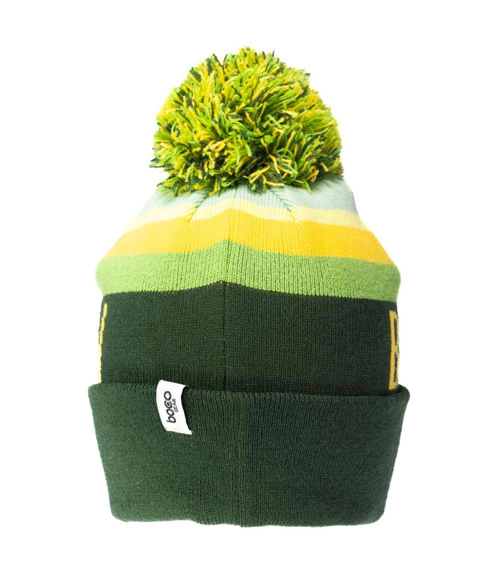 Broken Arrow PomPom Beanie