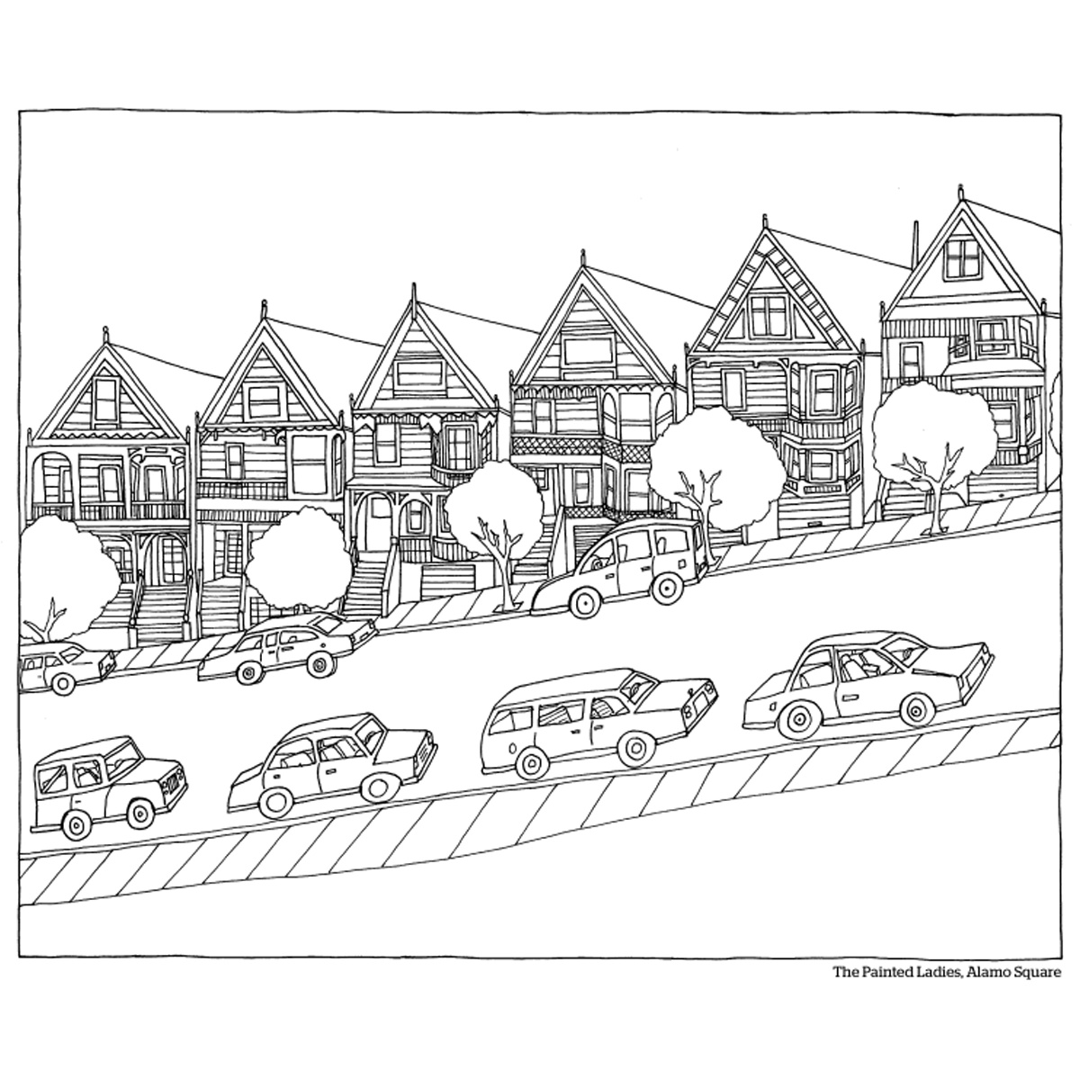 Color this Book: San Francisco