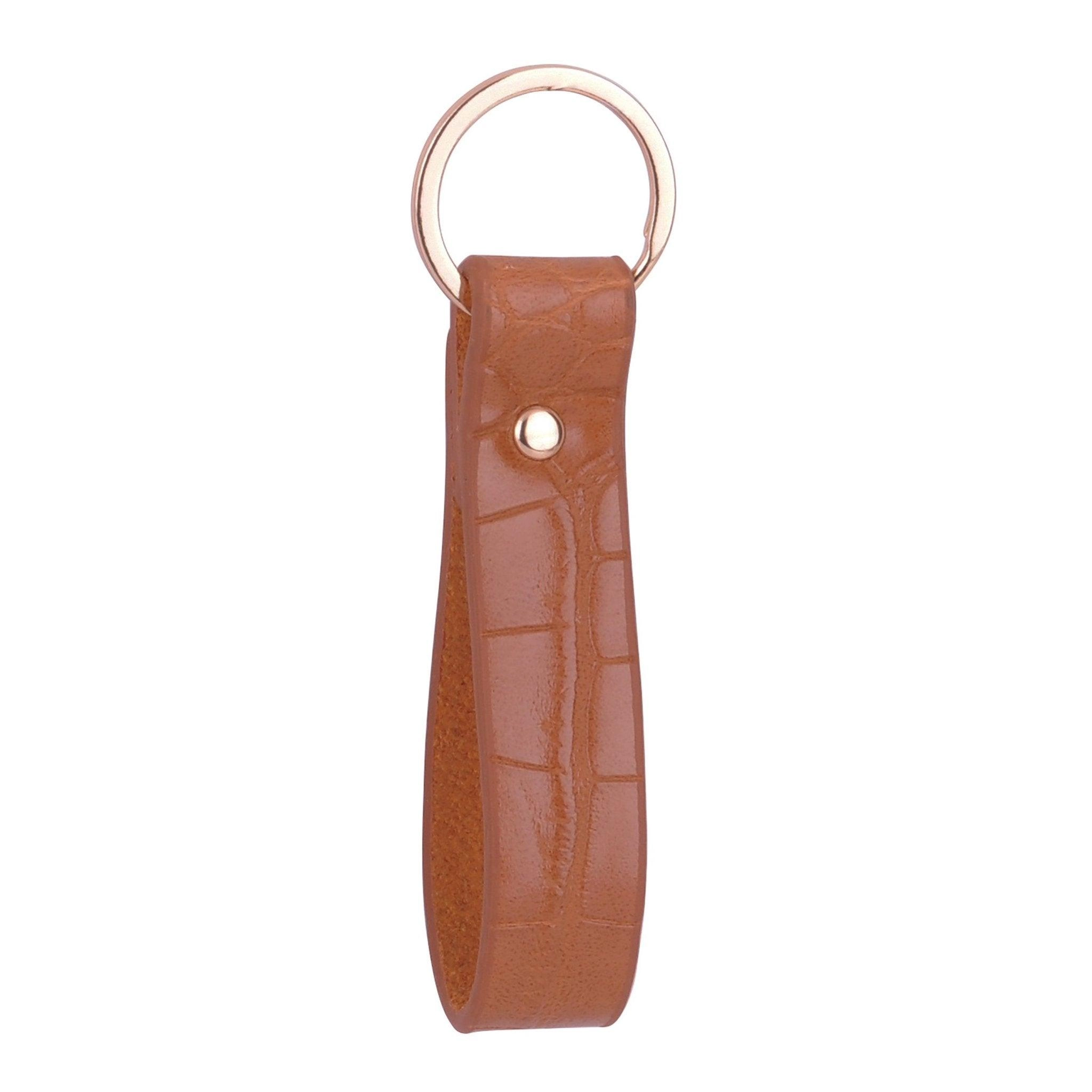 Crocodile Print Keychain