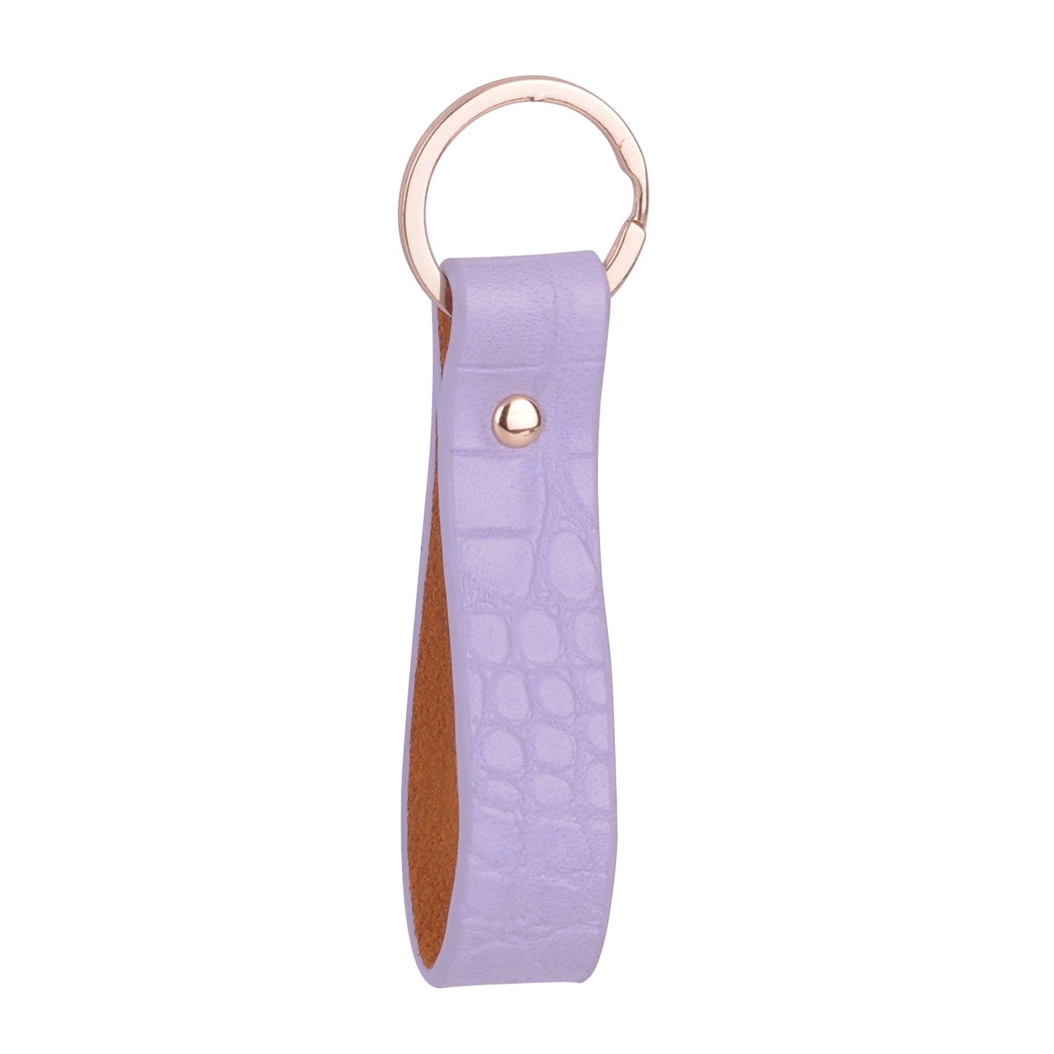 Crocodile Print Keychain