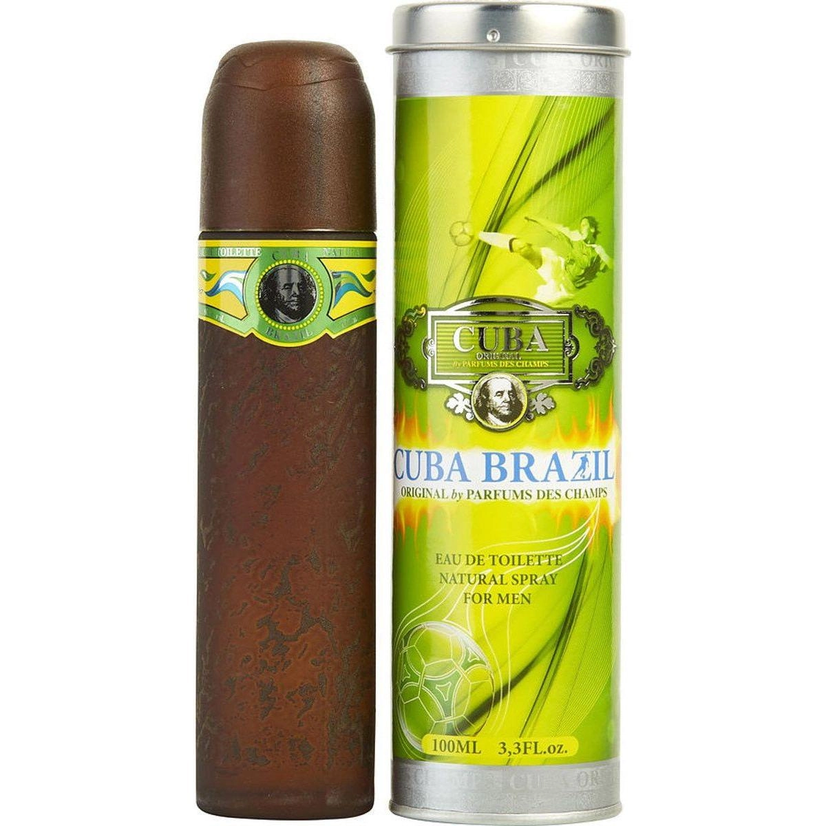 Cuba Brazil By Cuba cologne for men EDT 3.3 / 3.4 oz New in Box