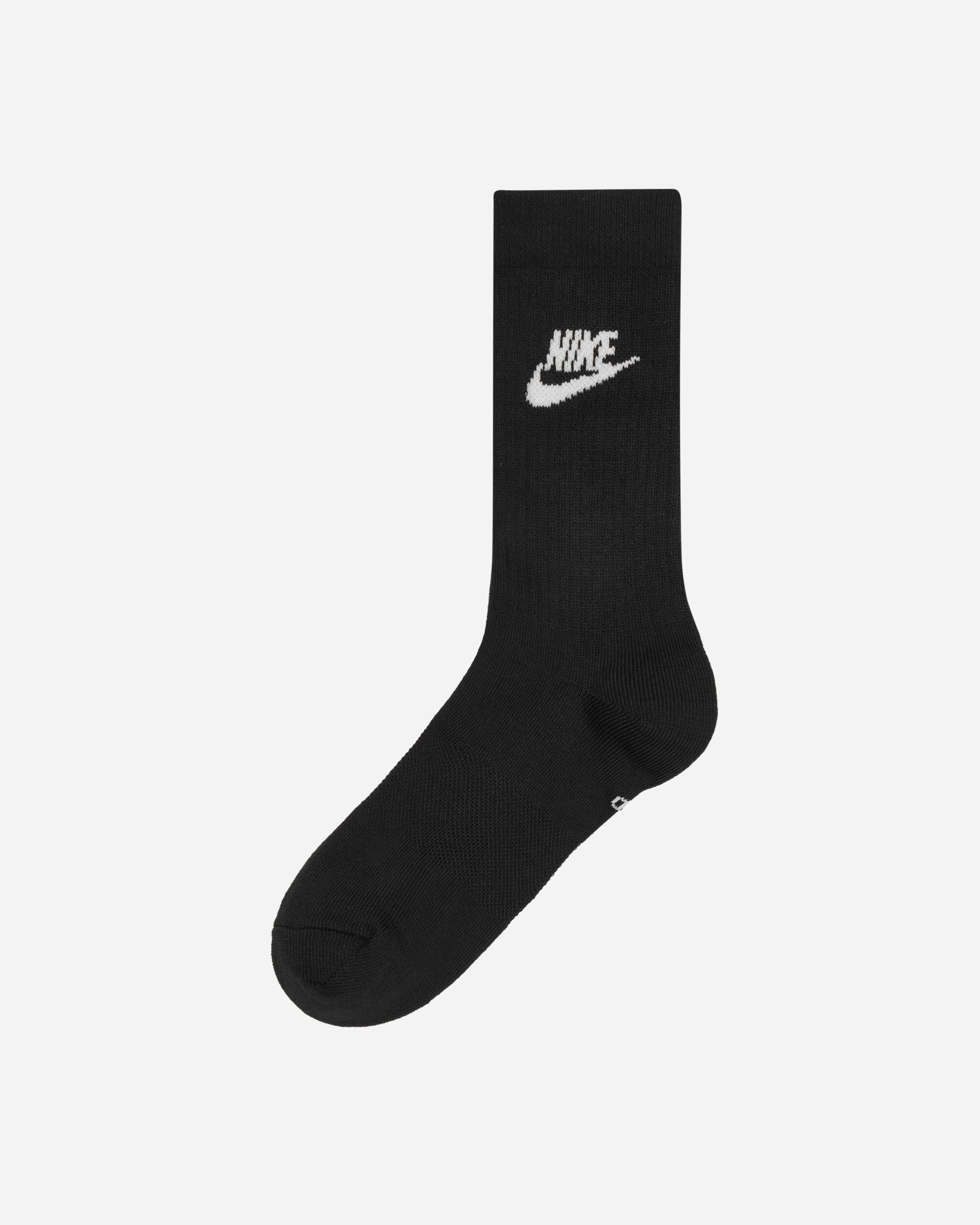 Everyday Essential 3-Pack Crew Socks Black