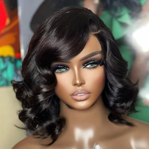 Exclusive Sale | 1 SEC INSTALL WIG | Mature Boss Brown Ombre Highlight / Natural Black Loose Wave Glueless Minimalist HD Lace Wig Ready to Go