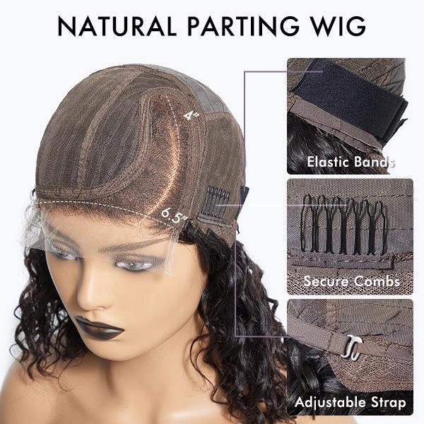 Exclusive Sale | Layered Cut Yaki Straight Left C Part Glueless Minimalist HD Lace Bob Wig Ready to Go