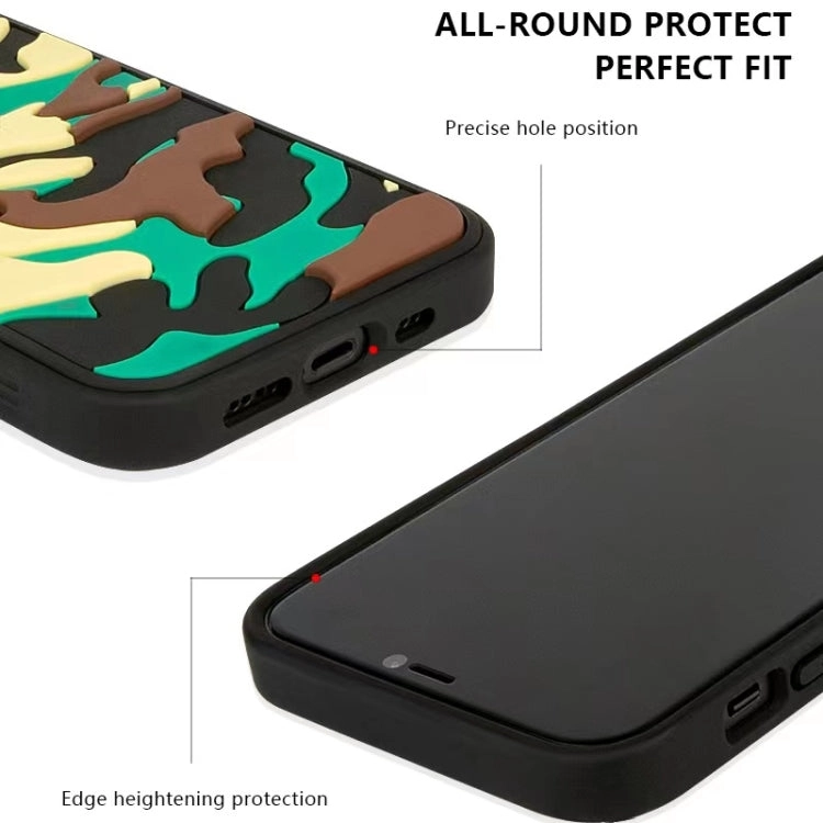 For Samsung Galaxy S21  5G Camouflage Clouds Embossed Skin Feel Silicone Shockproof