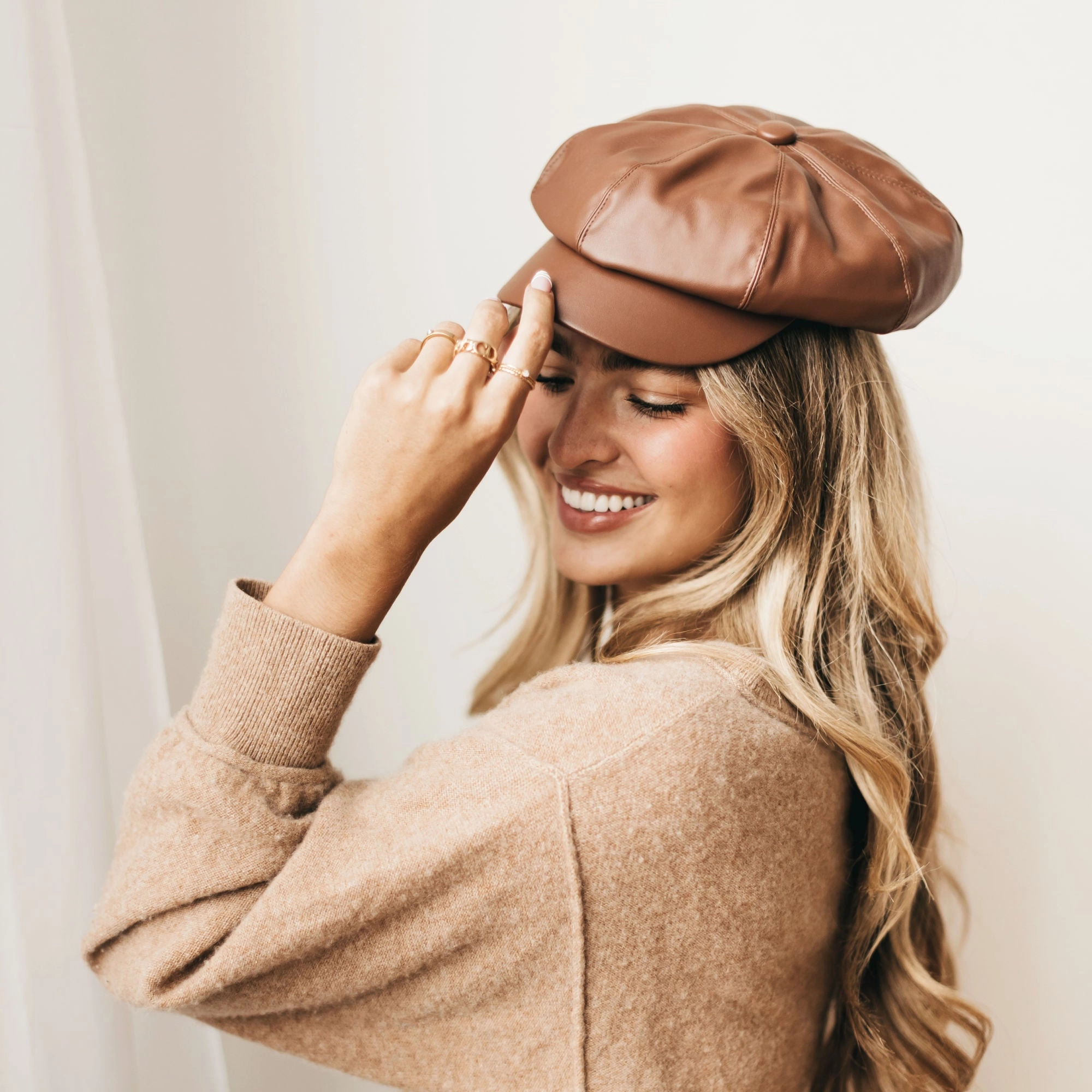 Gabrielle Newsboy Cap