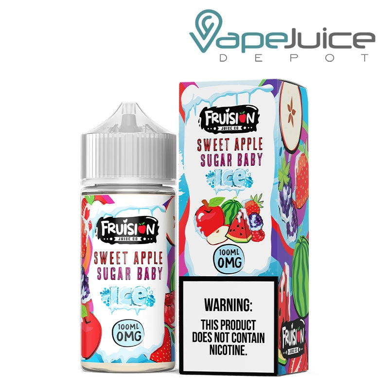 Iced Sweet Apple Sugar Baby Fruision Juice Co 100ml