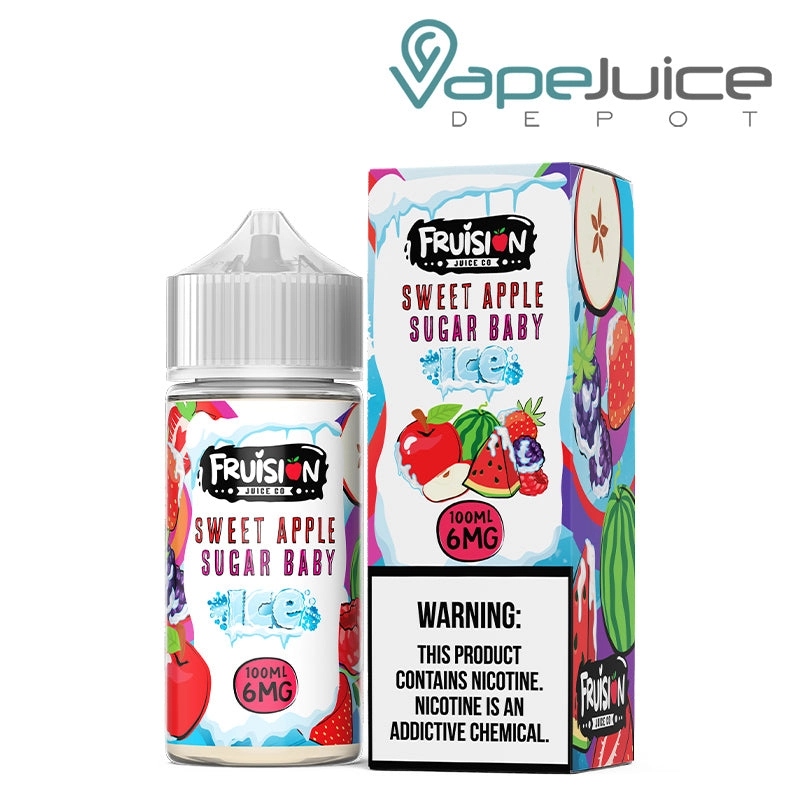 Iced Sweet Apple Sugar Baby Fruision Juice Co 100ml