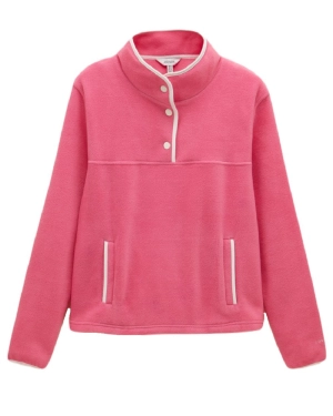 Joules Womens Lulworth Funnel Neck Fleece Jacket