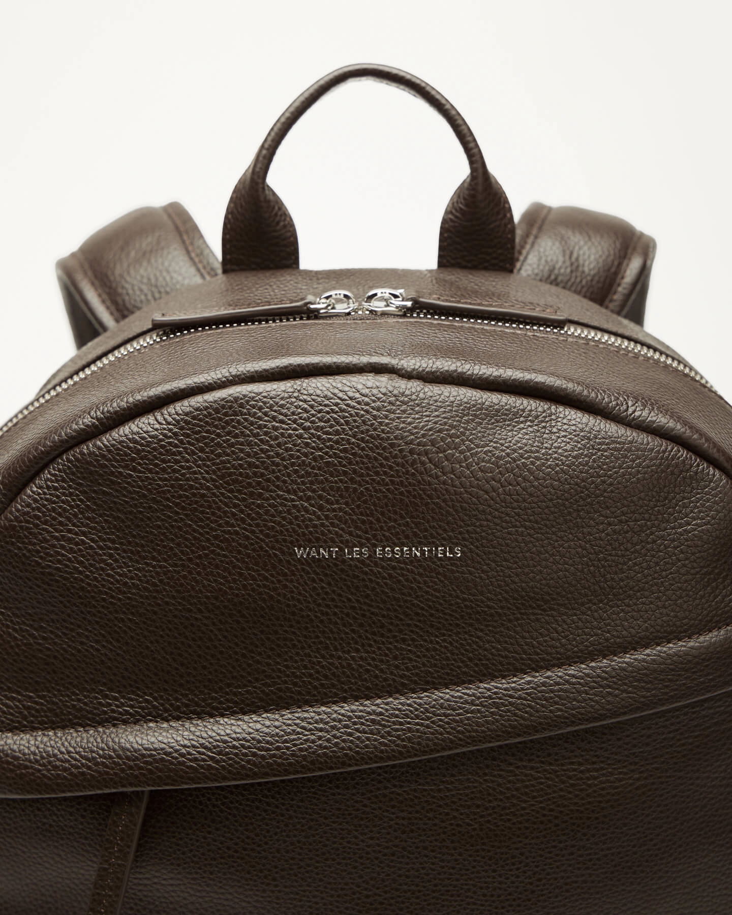 Kastrup Pebble-Grained Leather Backpack