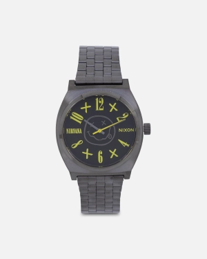 Nixon X Nirvana Time Teller Watch Black Nirvana