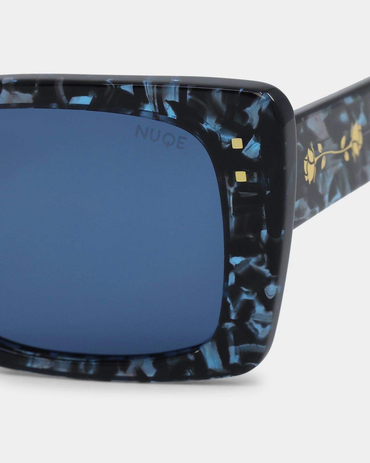 NUQE X Carré Louis Sunglasses Blue/Gold