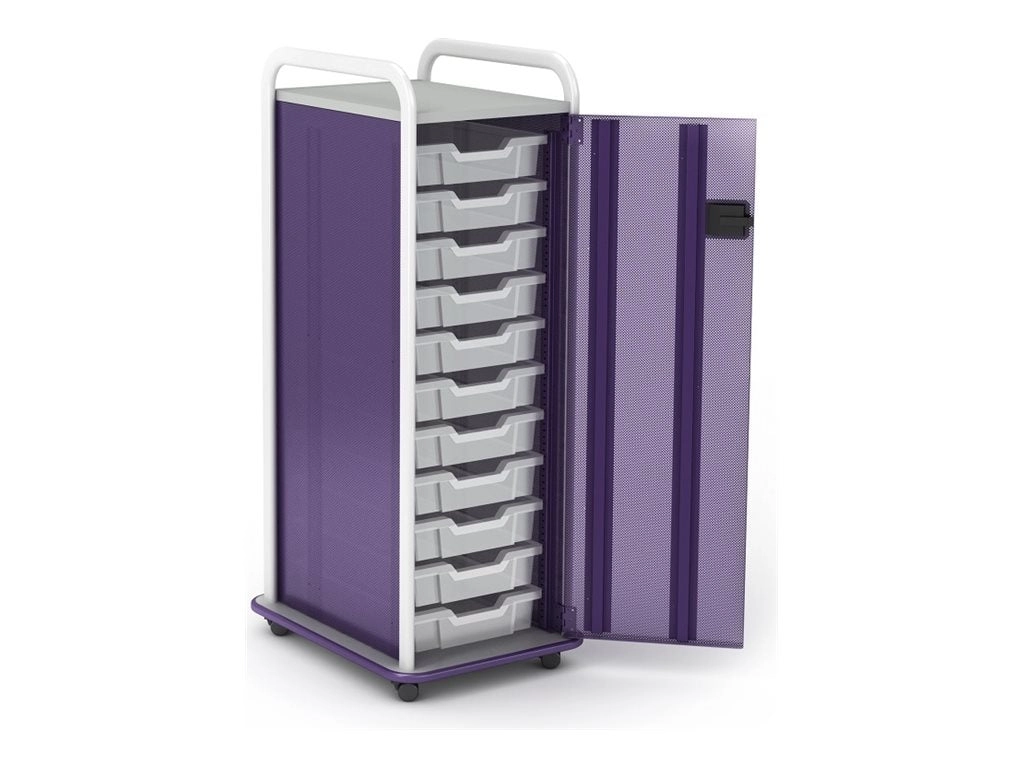 Paragon A&D Crossfit Storage - Trolley - 11 drawers - 16 gauge tubular steel, TFM CFS42OFTOTES17-918PZP
