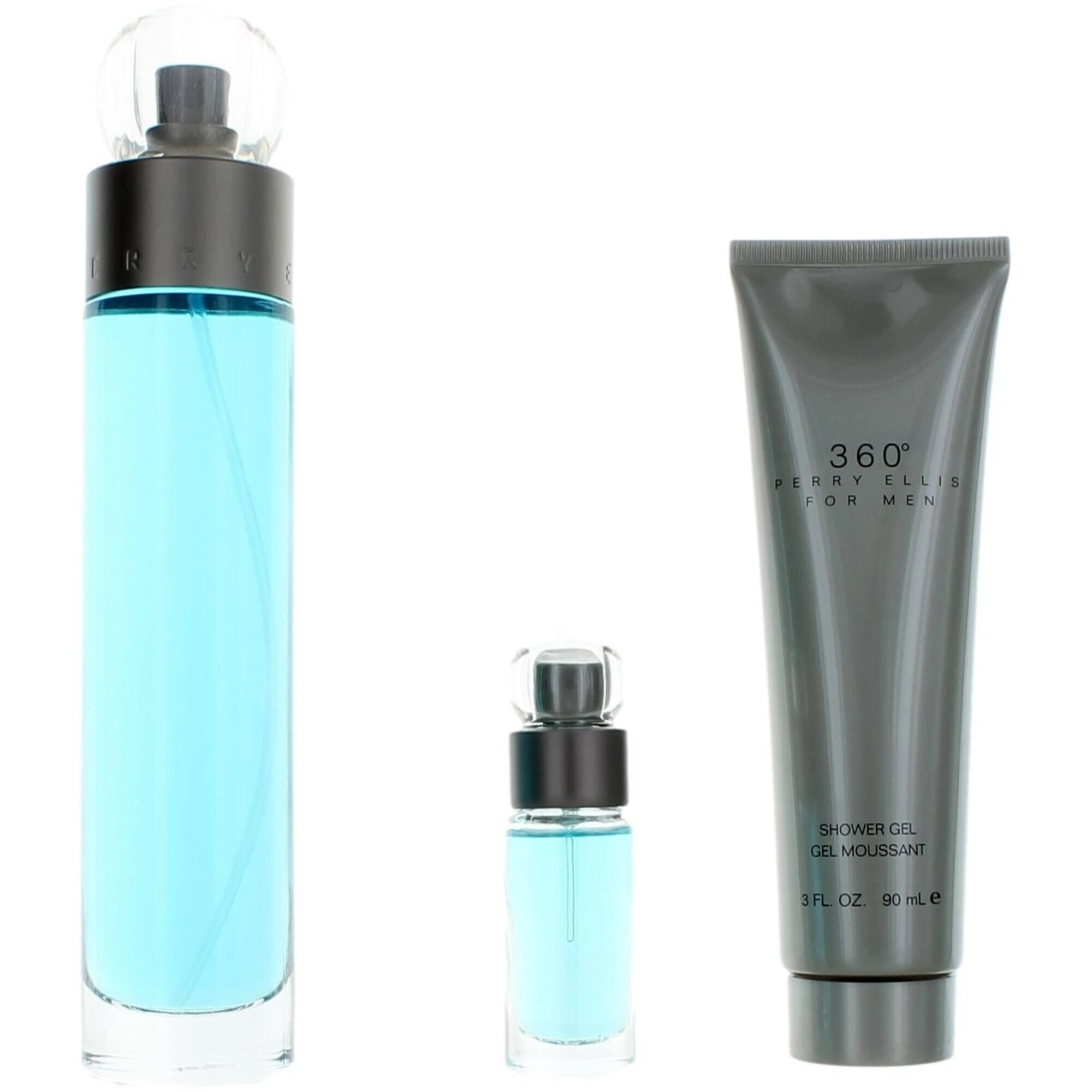 Perry Ellis Men's 3 Piece Gift Set - 360 Fruity Floral Fragrance
