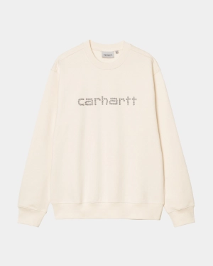 Rivet Script Sweatshirt | Natural