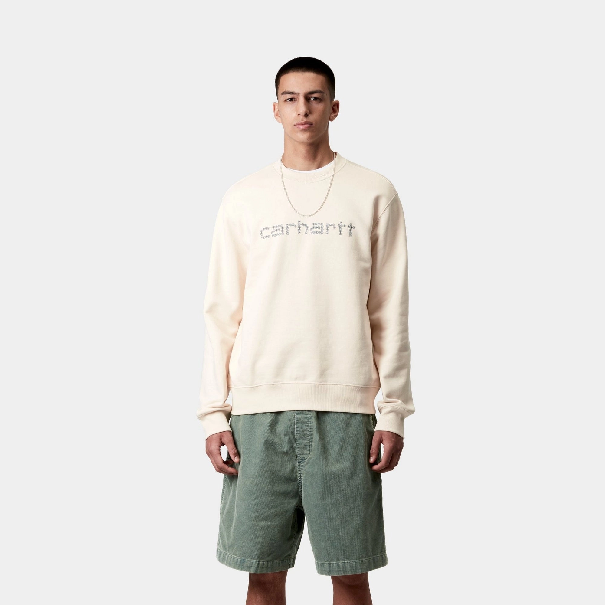 Rivet Script Sweatshirt | Natural