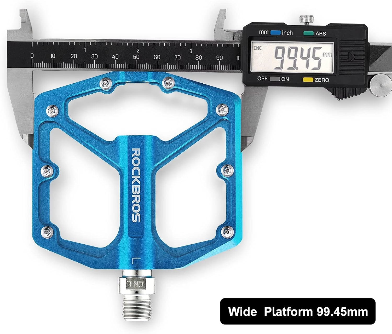 ROCKBROS Bike Pedals Lightweight Aluminum Platform 9/16'' Sealed Bearing