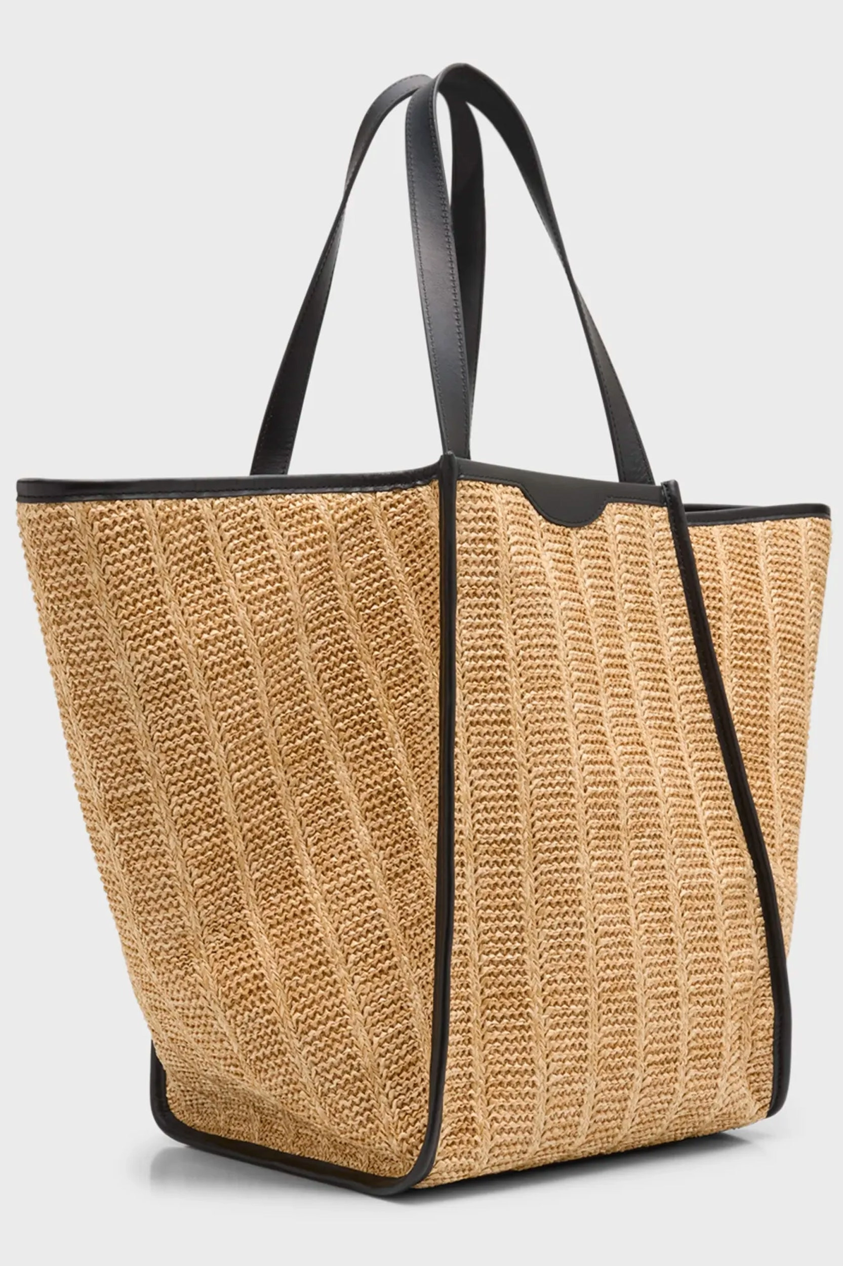 Sadie Woven Tote Bag in Natural
