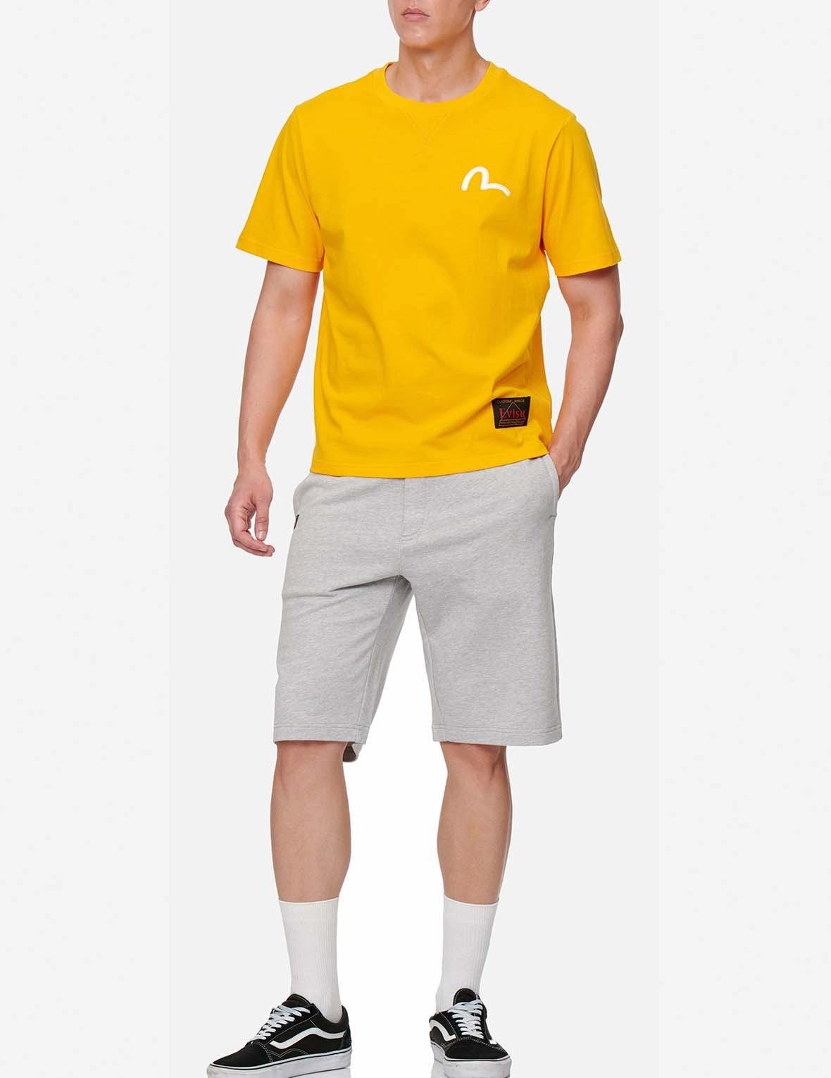Seagull Print Sweat Shorts