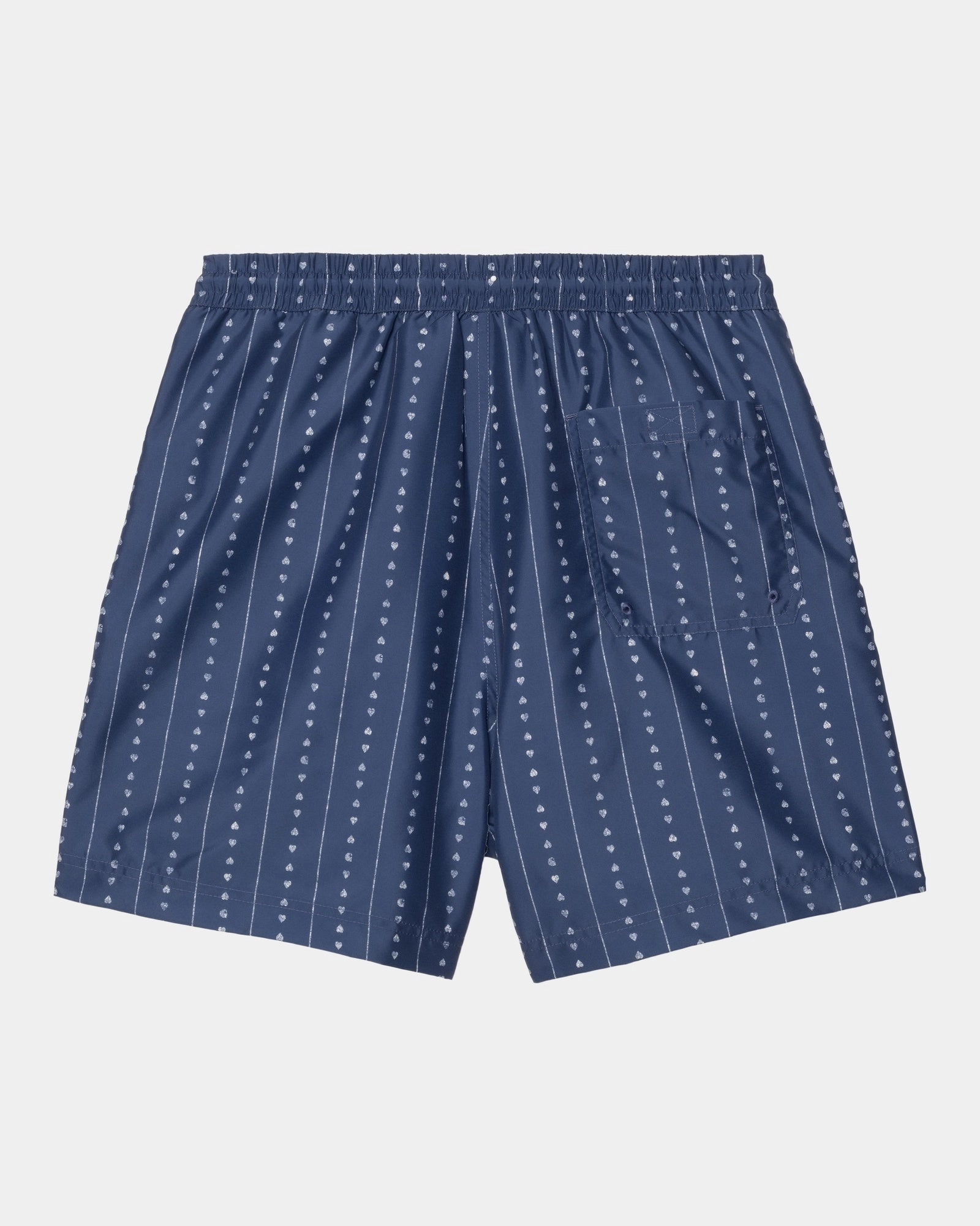 Slater Swim Trunks | Ink / Natural Heart C Pinstripe