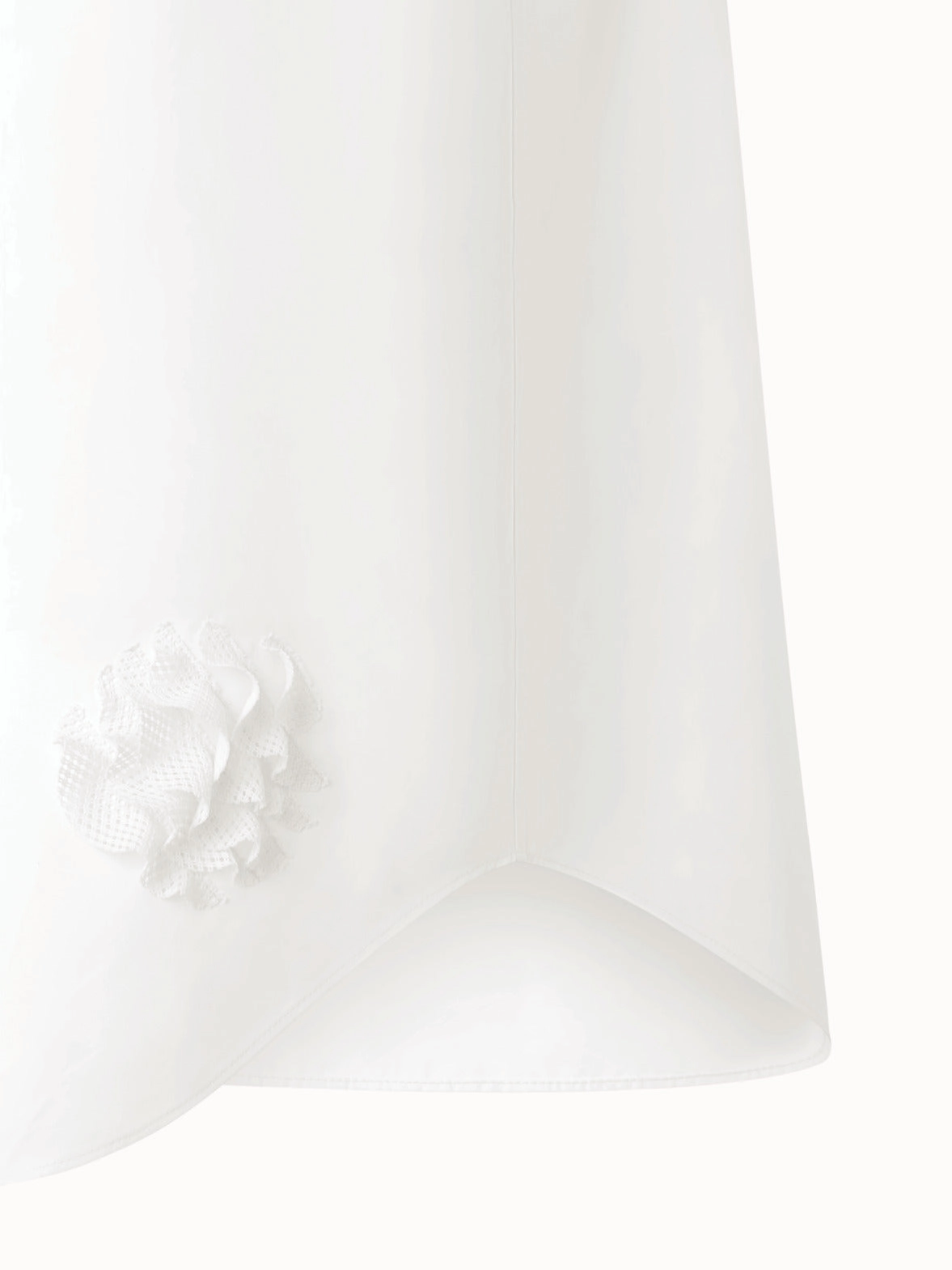 Tunic Blouse with 3D Carnation Detail
