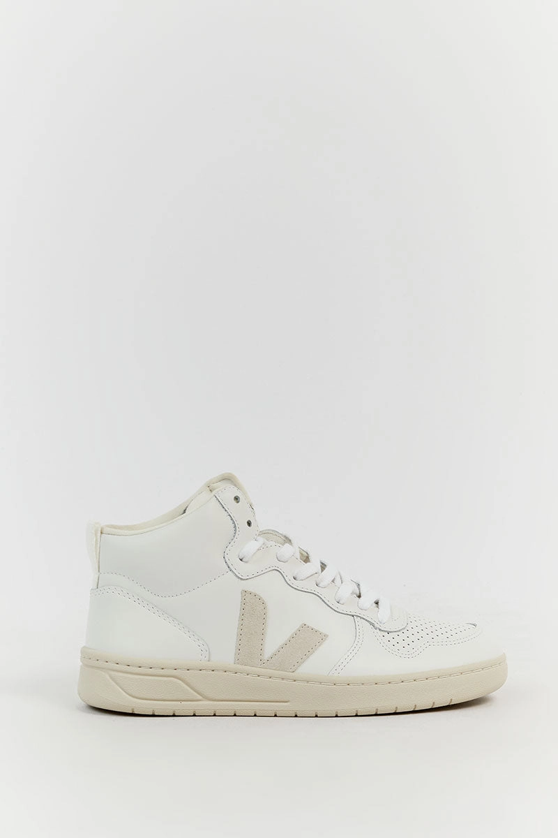 VEJA V-15 LEATHER WHITE NATURAL