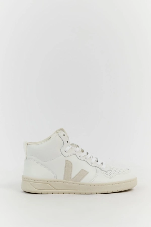 VEJA V-15 LEATHER WHITE NATURAL