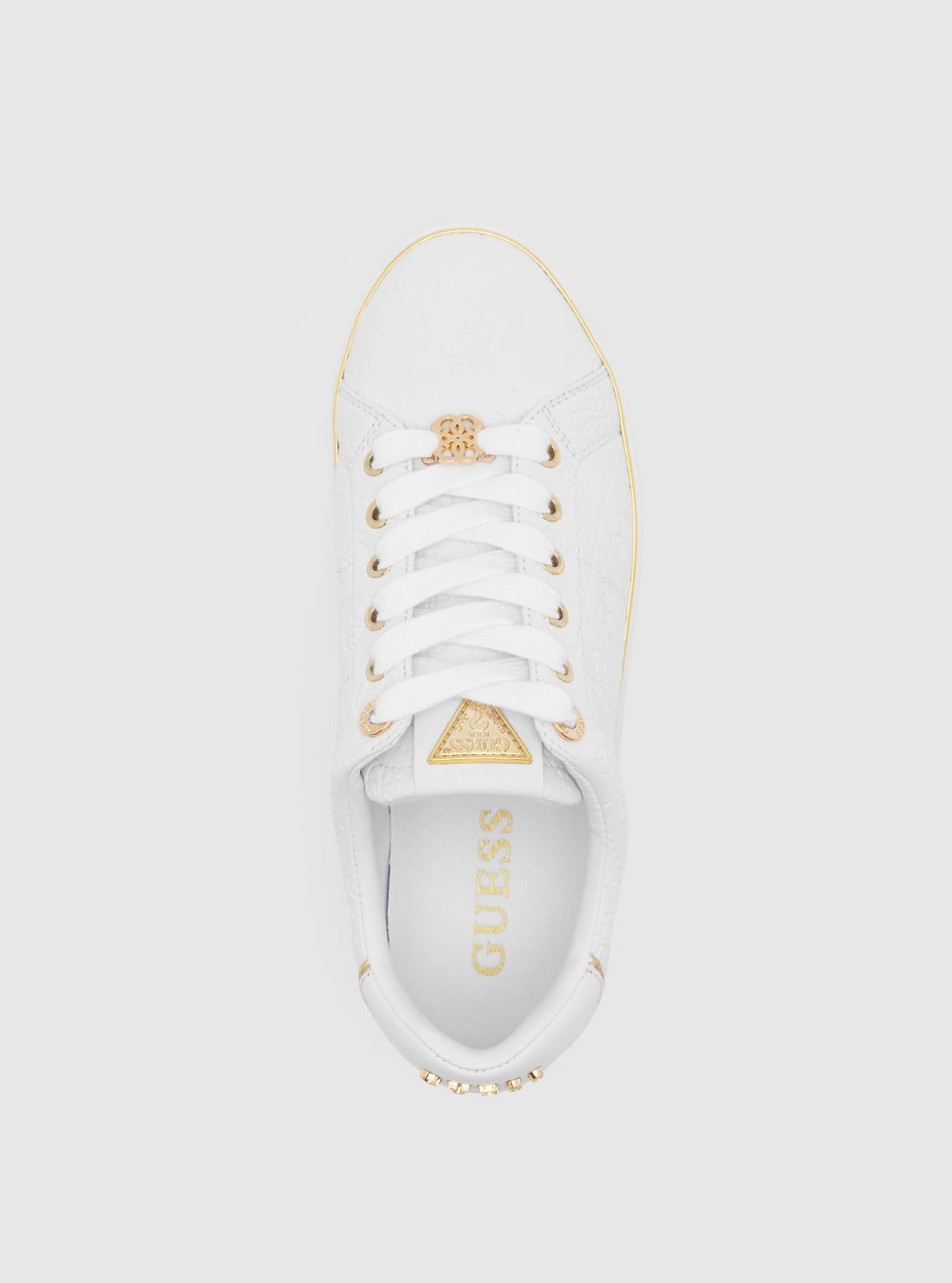 White Beary Low-Top Sneakers