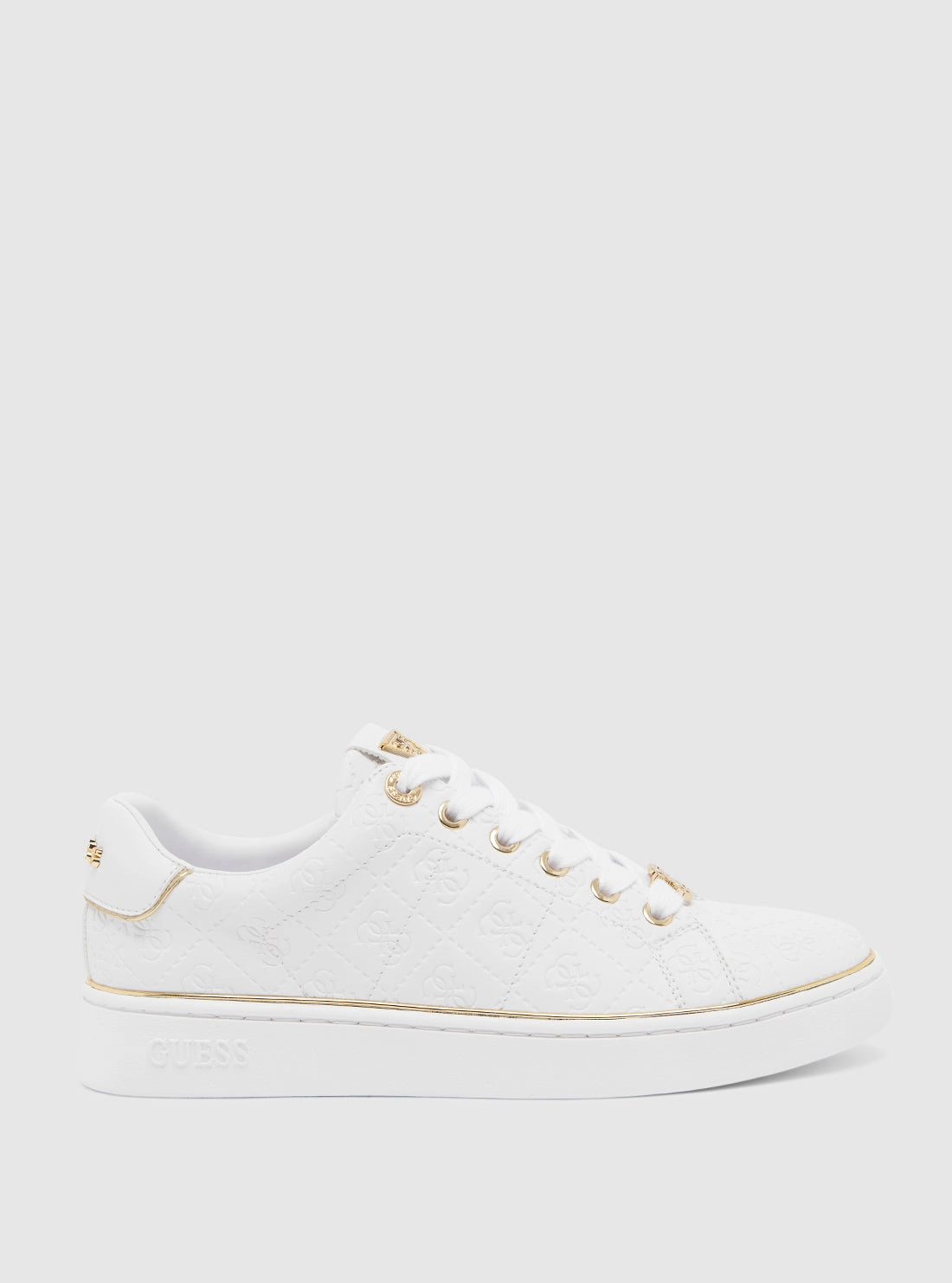 White Beary Low-Top Sneakers