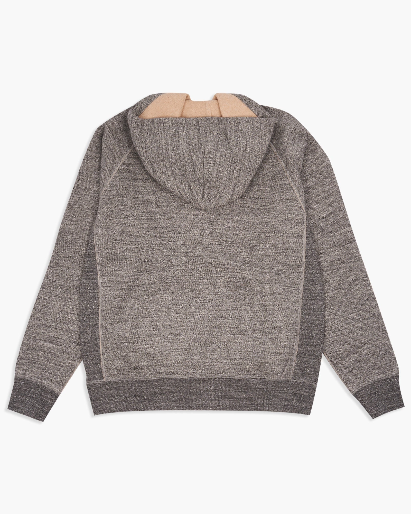 Wonder Looper Fleeced Foxfibre® Pullover Hoodie - Charcoal