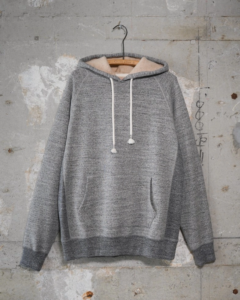 Wonder Looper Fleeced Foxfibre® Pullover Hoodie - Charcoal