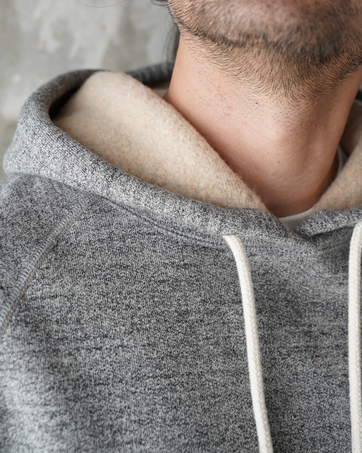 Wonder Looper Fleeced Foxfibre® Pullover Hoodie - Charcoal