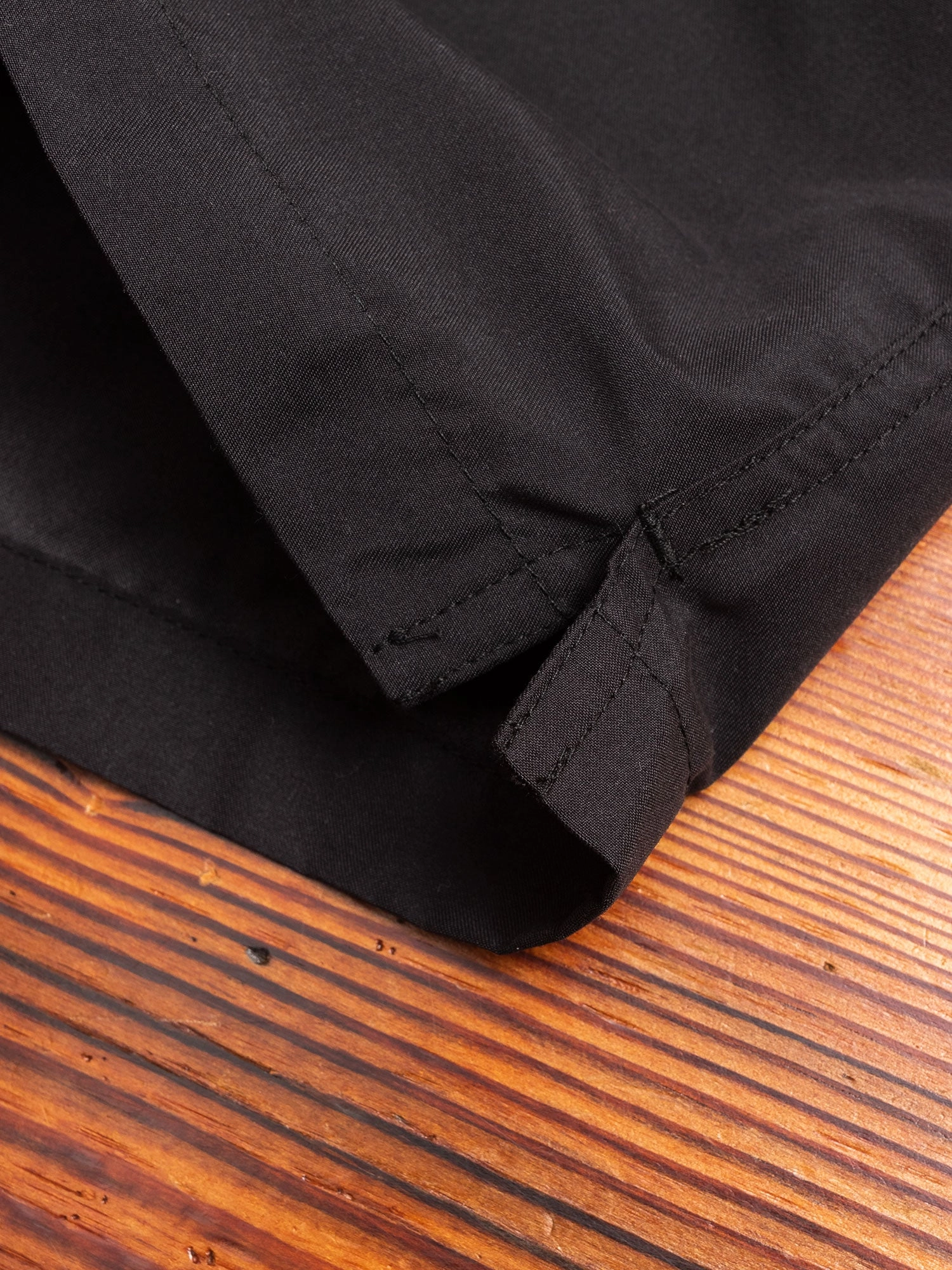 Woven Swim Shorts in Black