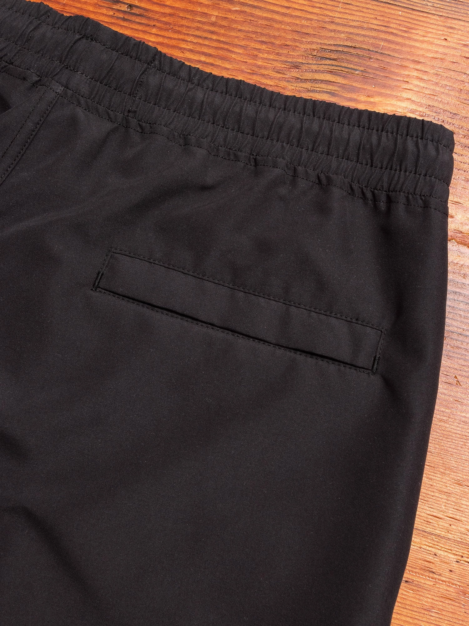 Woven Swim Shorts in Black