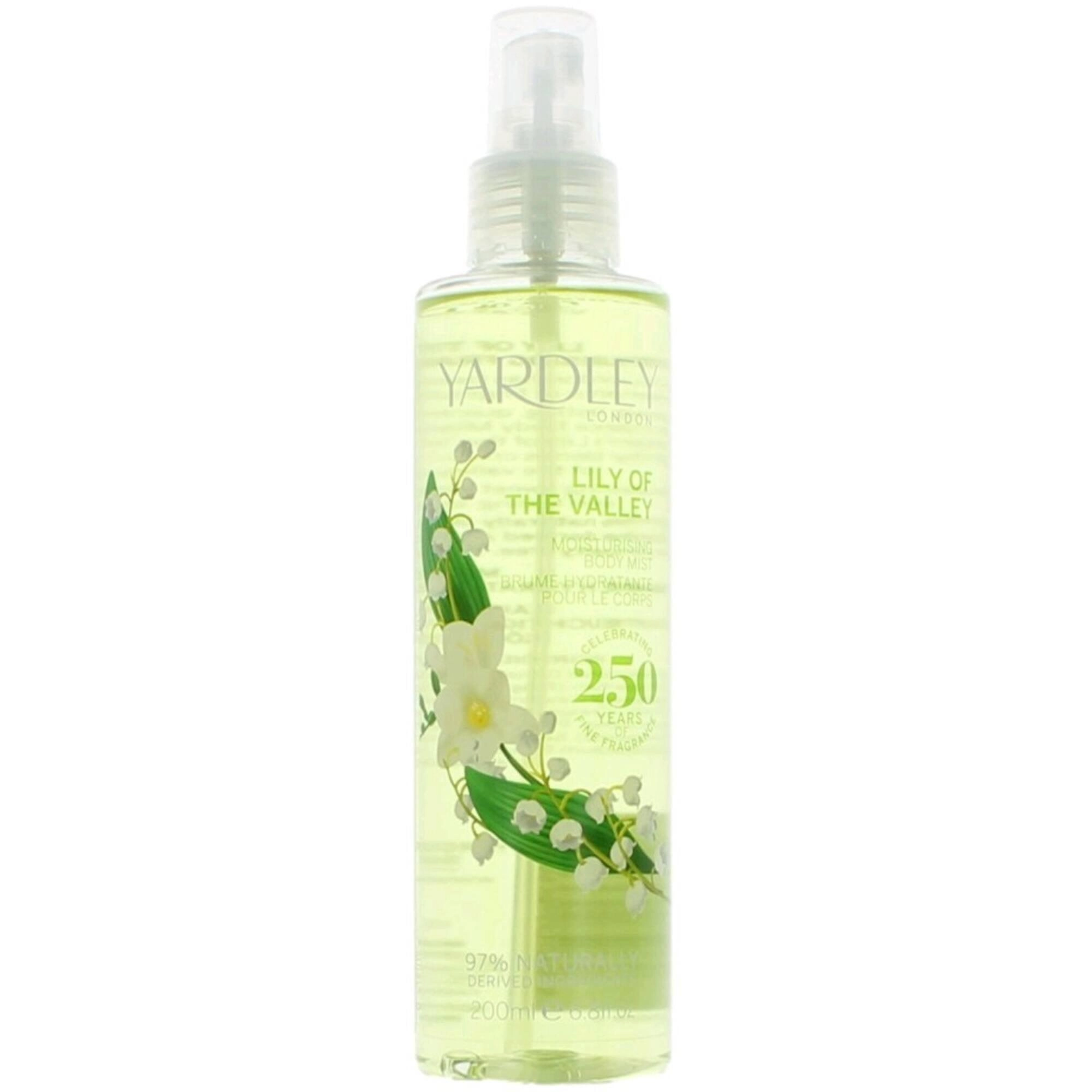 Yardley of London Women's Fragrance Mist - Lily of the Valley Authentic, 6.8 oz