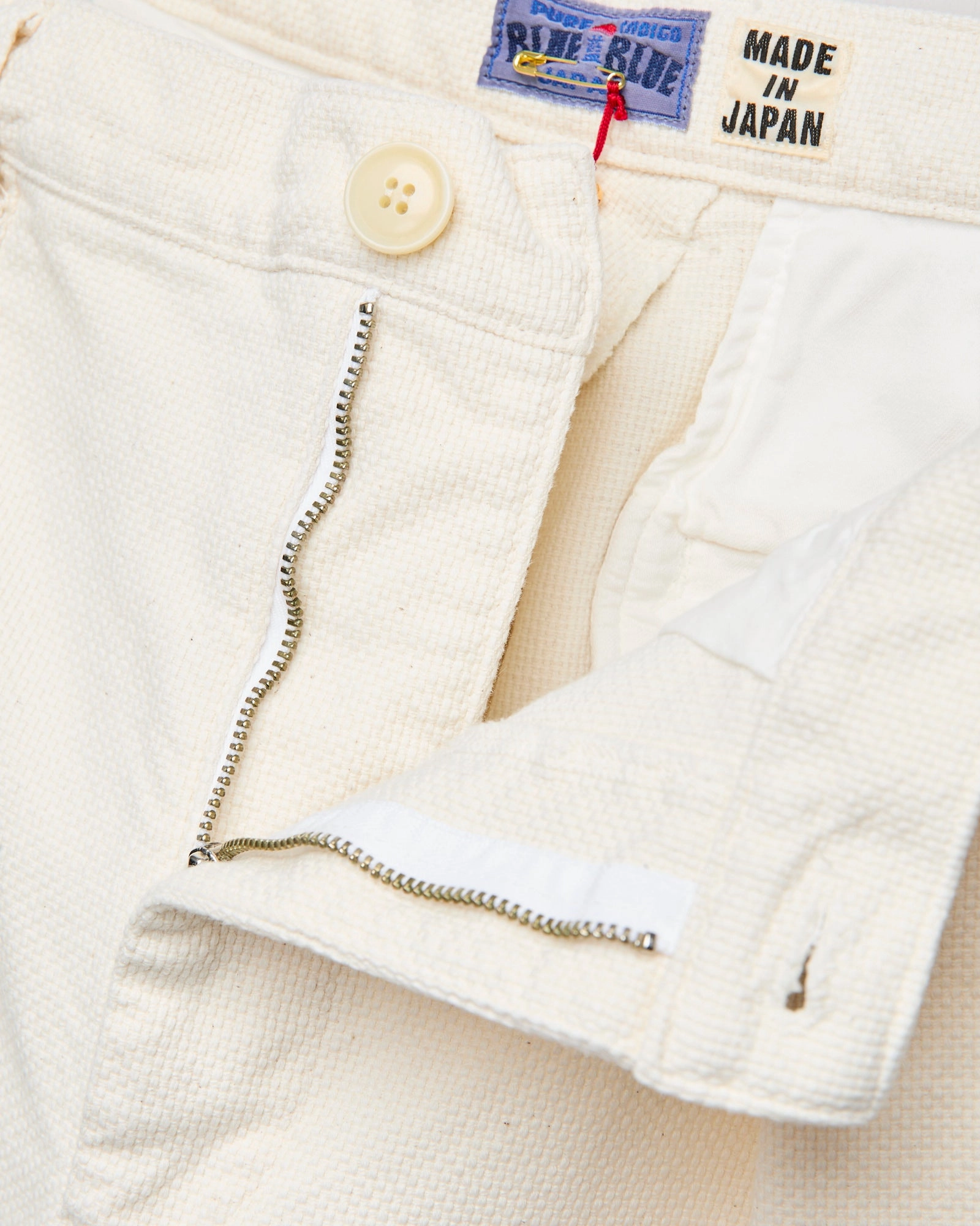 Yukizarashi Sashiko Trousers in Natural