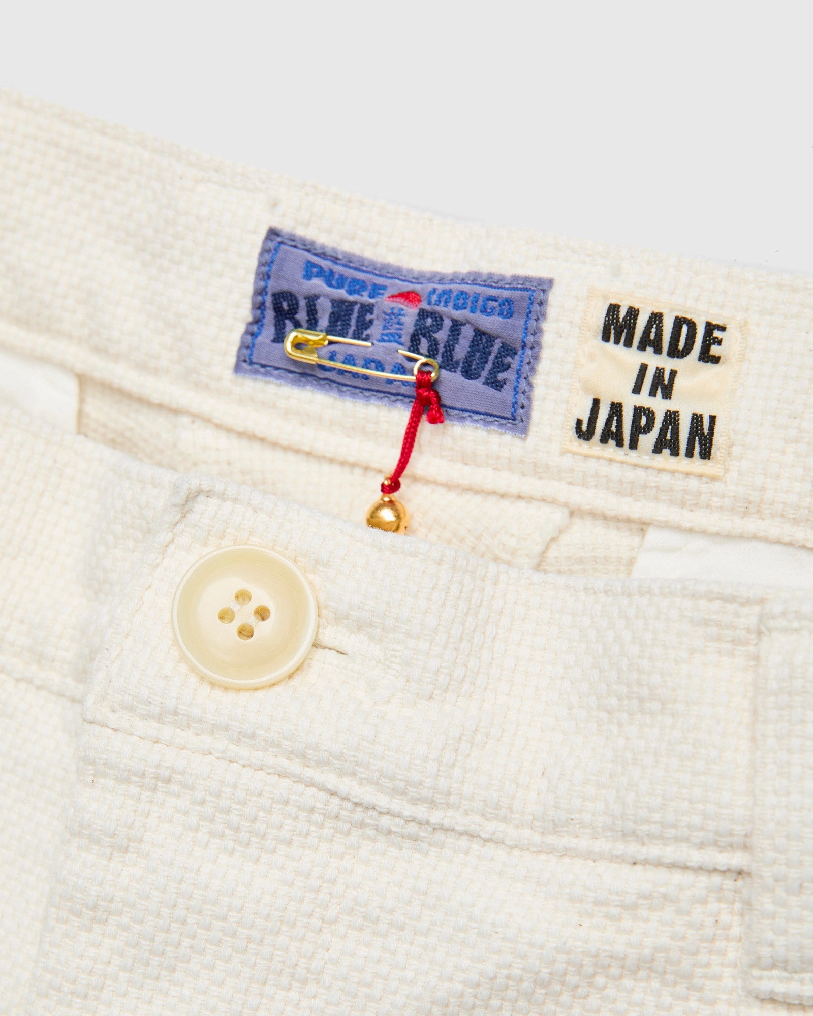 Yukizarashi Sashiko Trousers in Natural