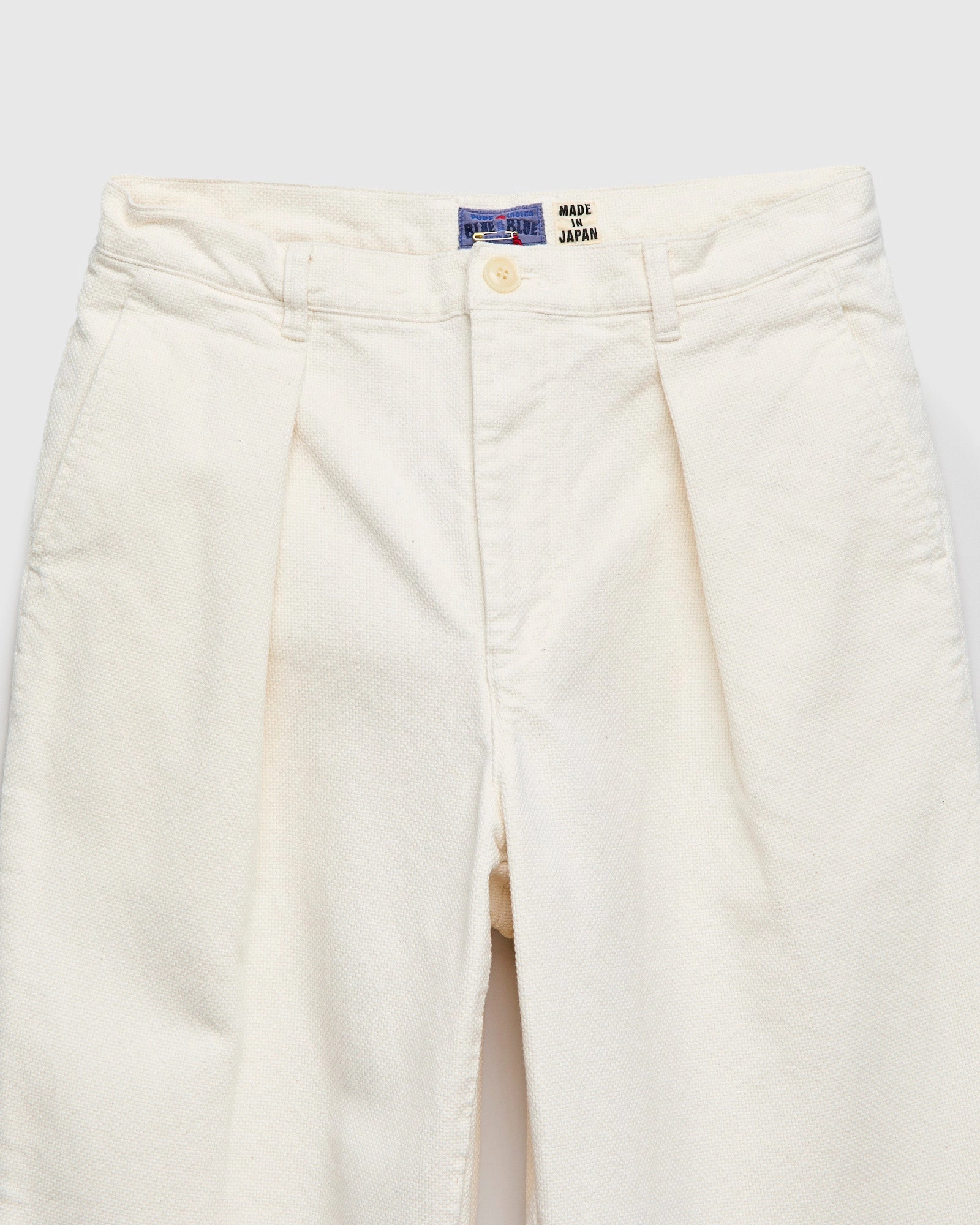 Yukizarashi Sashiko Trousers in Natural